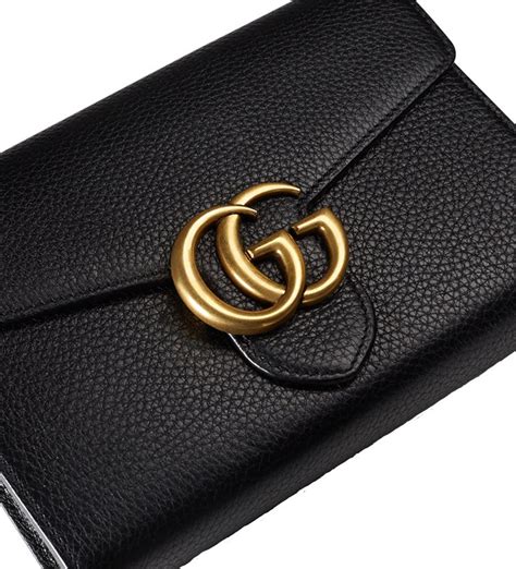 gucci marmont woc wallet on chain|Gucci Marmont wallet price.